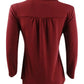 Charter Club Women's Knit Polo Shirt Carriage Wine Size Large