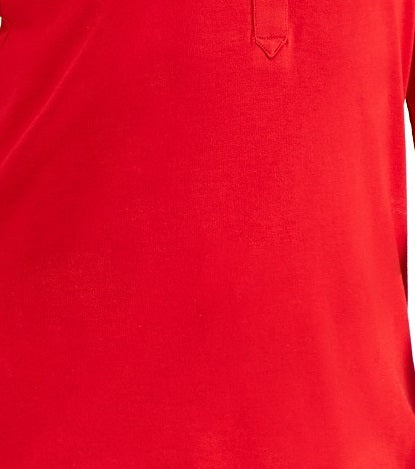 Charter Club Women's Knit Polo Shirt Red Size XX-Large