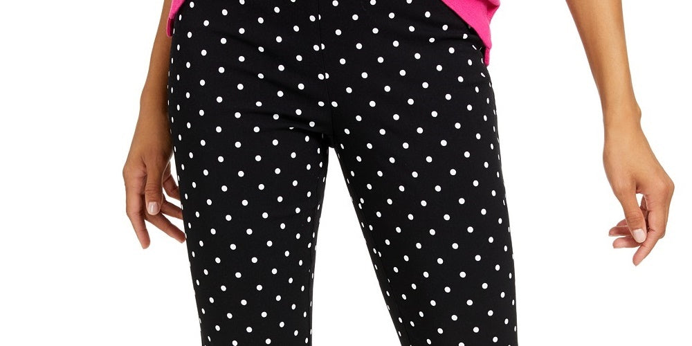 Charter Club Women's Capri Tummy-Control Skinny Pants Black Size 16