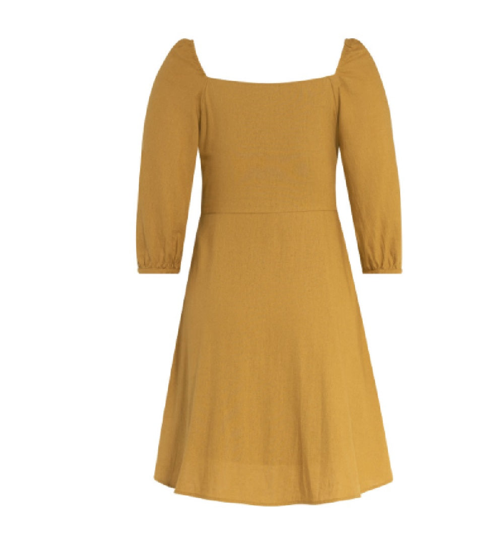 City Chic Women's  Plus Size Summer Fling Dress Yellow Size 16W