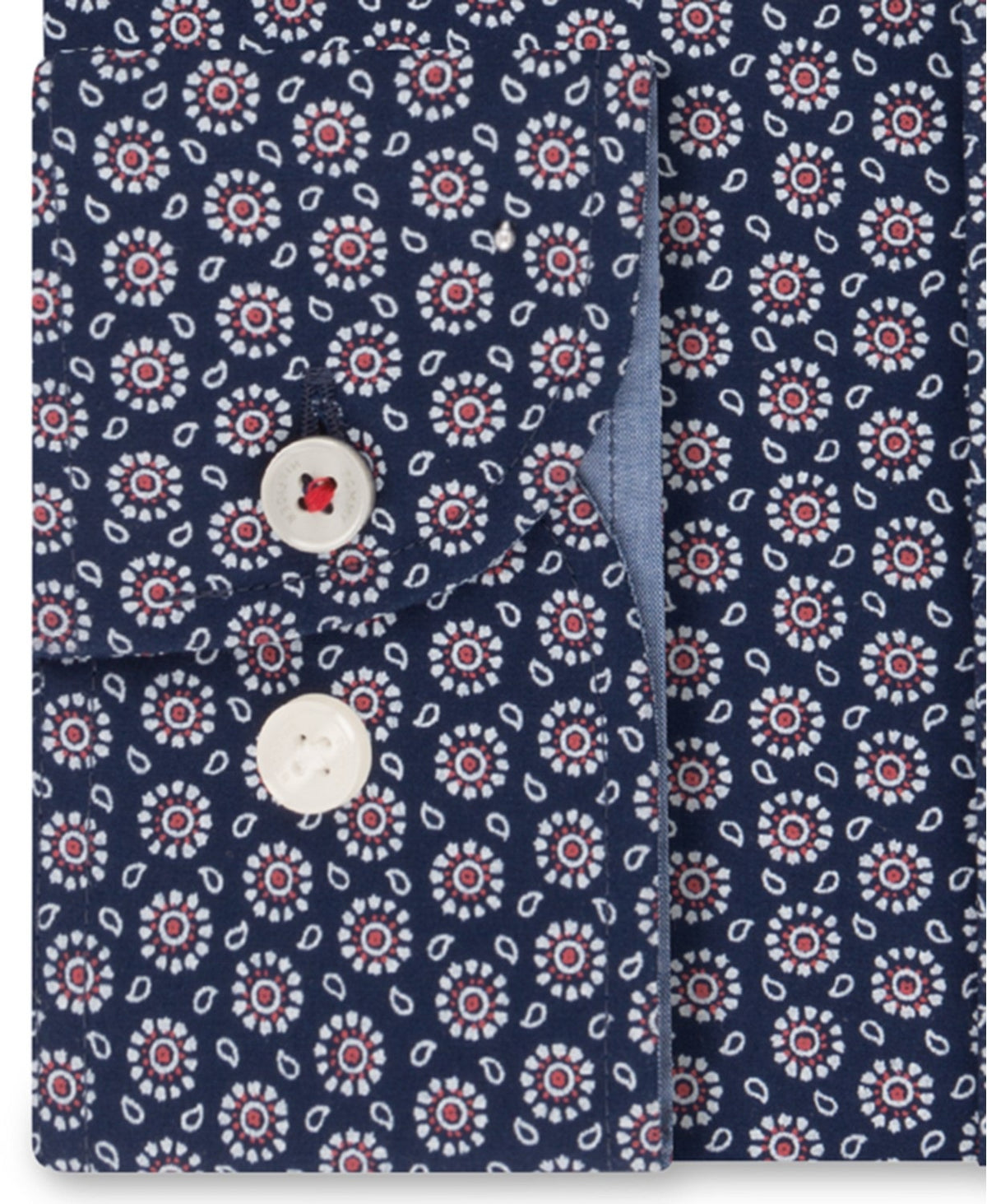Tommy Hilfiger Men's Performance Stretch Print Dress Shirt - Size 17.5x36-37
