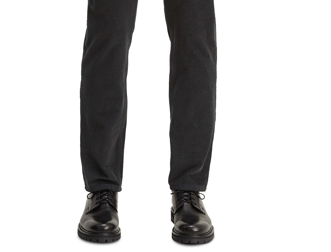 Levi's Men's 502 Taper Corduroy Pants Black Size 34X34