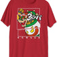 Fragmented Bowser Men's Graphic T-Shirt Red Size Large