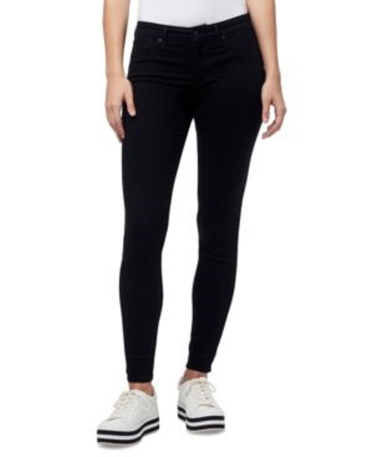 William Rast Women's Mid-Rise Jeggings Black Size 24