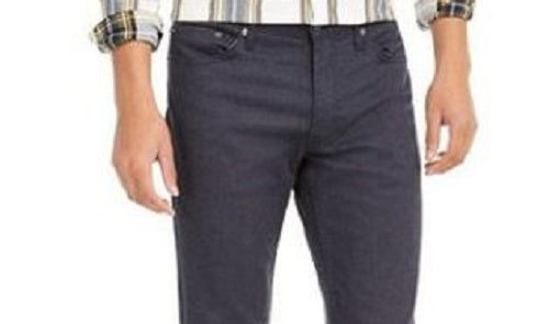 Levis Men's 511 Slim-Fit Stretch Flannel Jeans Dark Blue Size 30X32