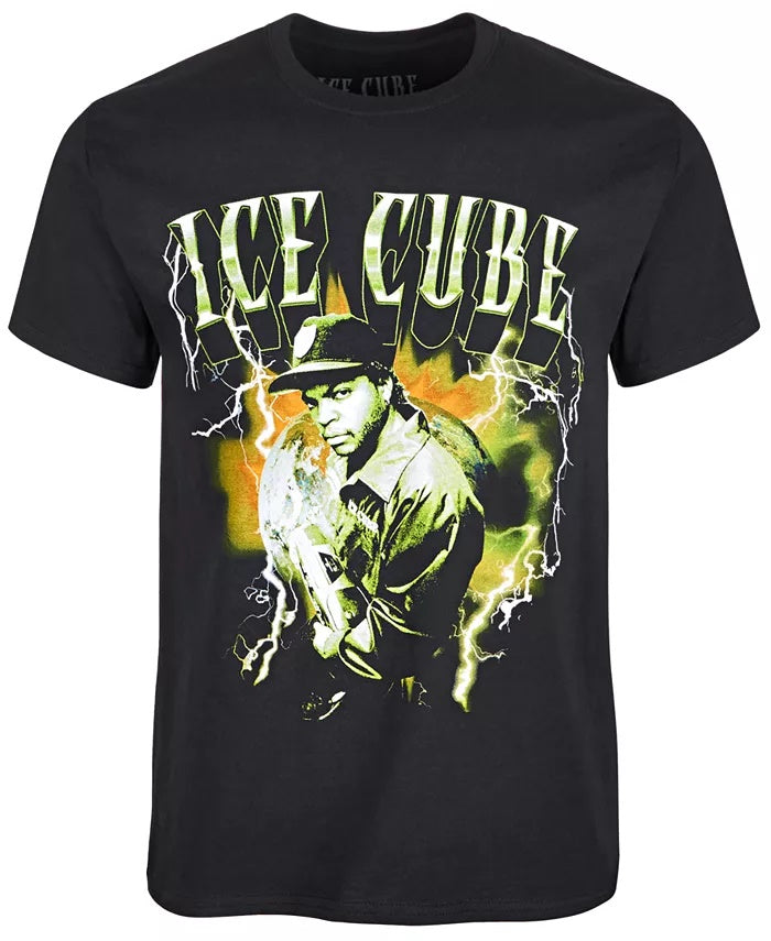Merch Traffic Men's Ice Cube Men's Graphic T-Shirt Black Size X-Large