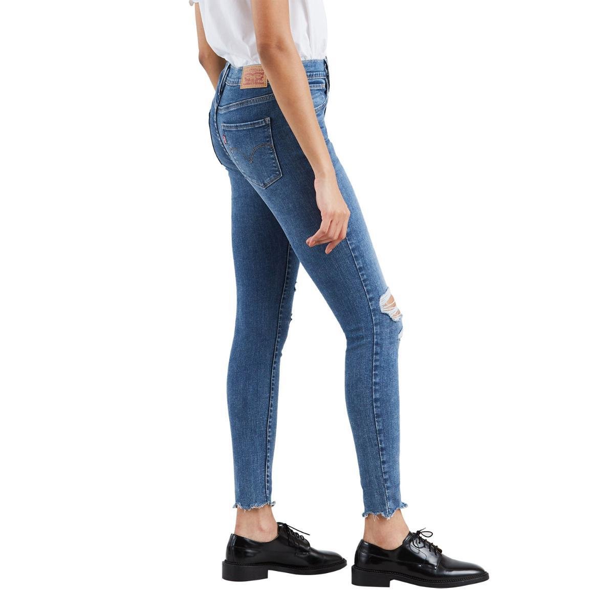 Levi's Women's 720 High-Rise Super-Skinny Jeans Blue Size 25x30