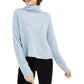 Sun + Moon Women's Boxy Turtleneck Sweater Drmy Blue Size Extra Large