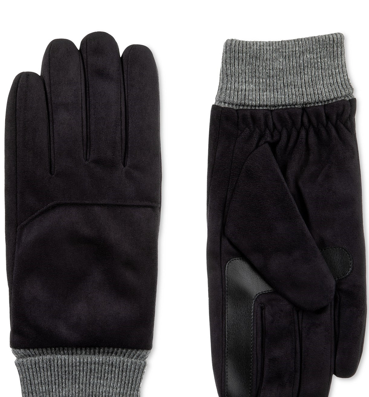 Isotoner Signature Men's Smartdri Gloves Black Medium