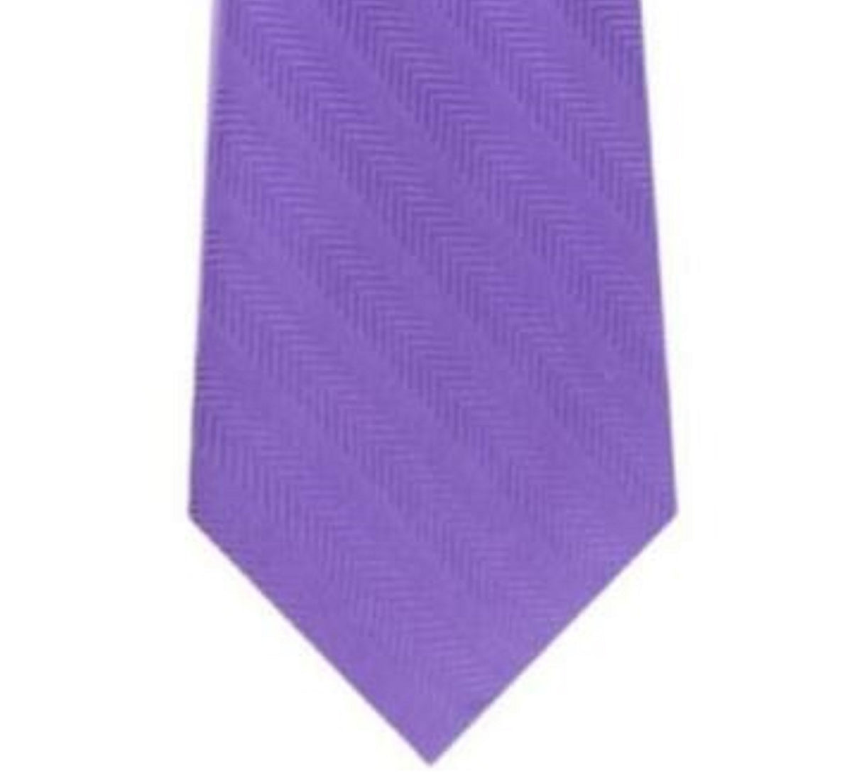 Tommy Hilfiger Men's Village Classic Textured Stripe Silk Tie Purple Size Regular
