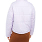 Celebrity Pink Juniors' Cropped Puffer Coat Lila Size Medium