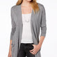Hippie Rose Juniors' Cozy Cardigan White Size Small