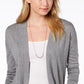 Hippie Rose Juniors' Cozy Cardigan White Size Small