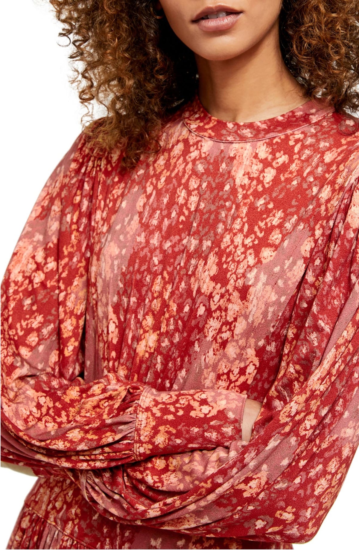 Free People Women's Heartbeats Mini Dress Red Size Medium