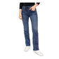 Free People Women's Eva Lace-Up Bootcut Jeans Blue Size 26
