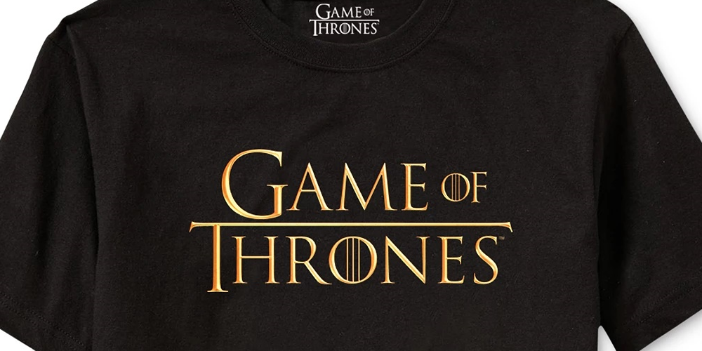 Ripple Junction Men's Game Of Thrones Men's Logo T-Shirt Black Size Small