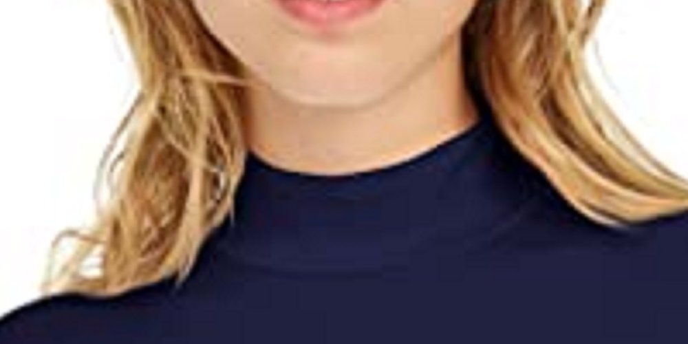 32 Degrees Women's Cozy Heat Mock-Neck Top Navy Size Extra Small