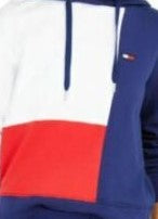 Tommy Hilfiger Women's Sport Colorblocked Hoodie Blue Size Extra Large