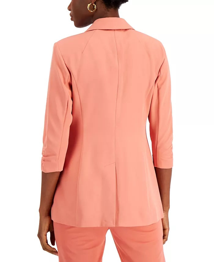 INC Women's Menswear Blazer Regular & Petite Sizes Pink Size Medium