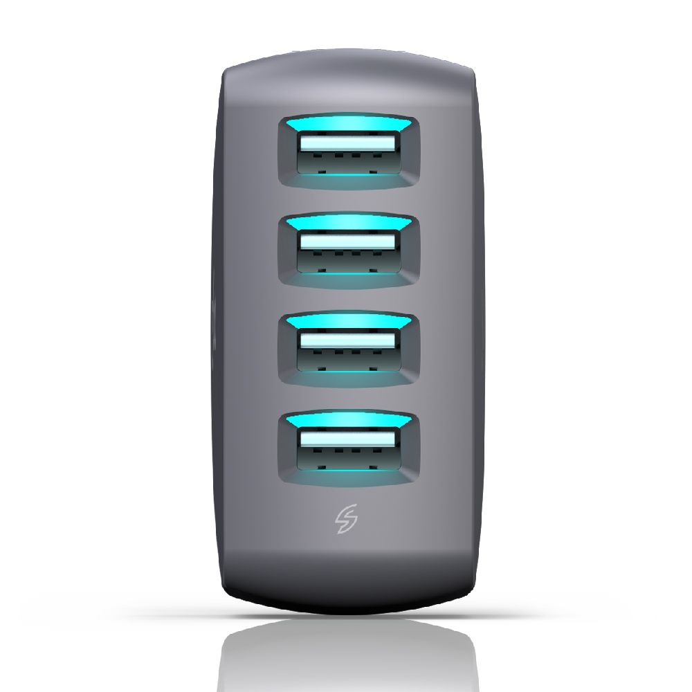 360 Vivid80 4 Port Wall Charger