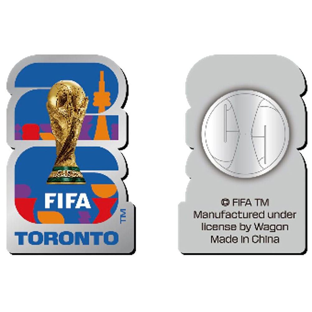 FIFA World Cup 2026 Host 16 Cities Pin Frame Black Collection Futbol Soccer