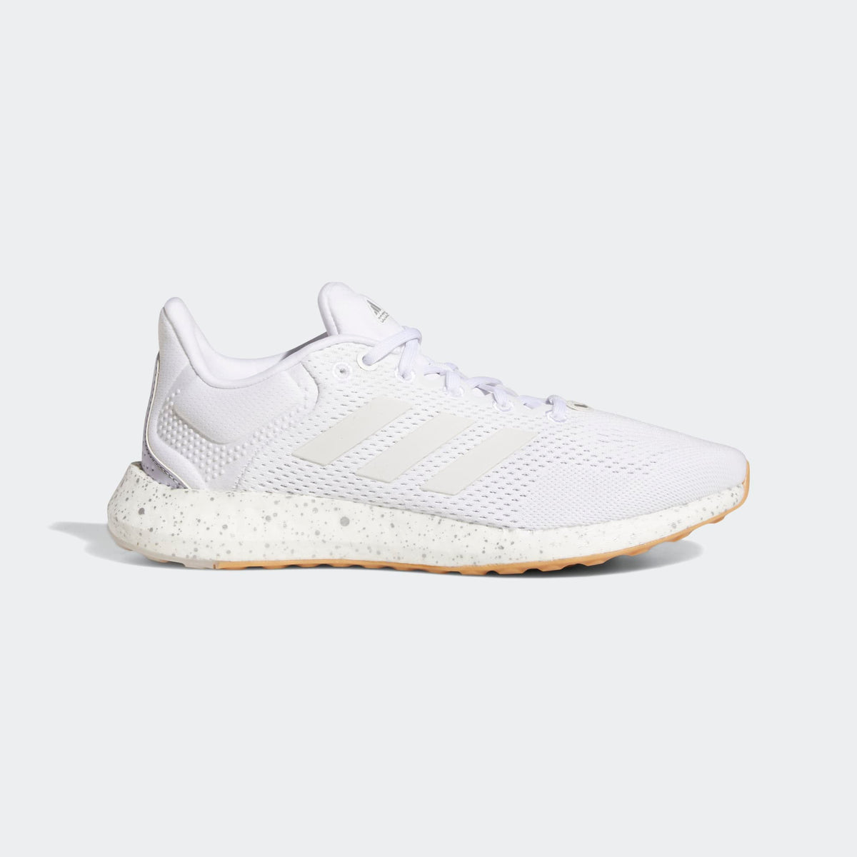 adidas PureBoost 21 White/White/Silver Size 7.5