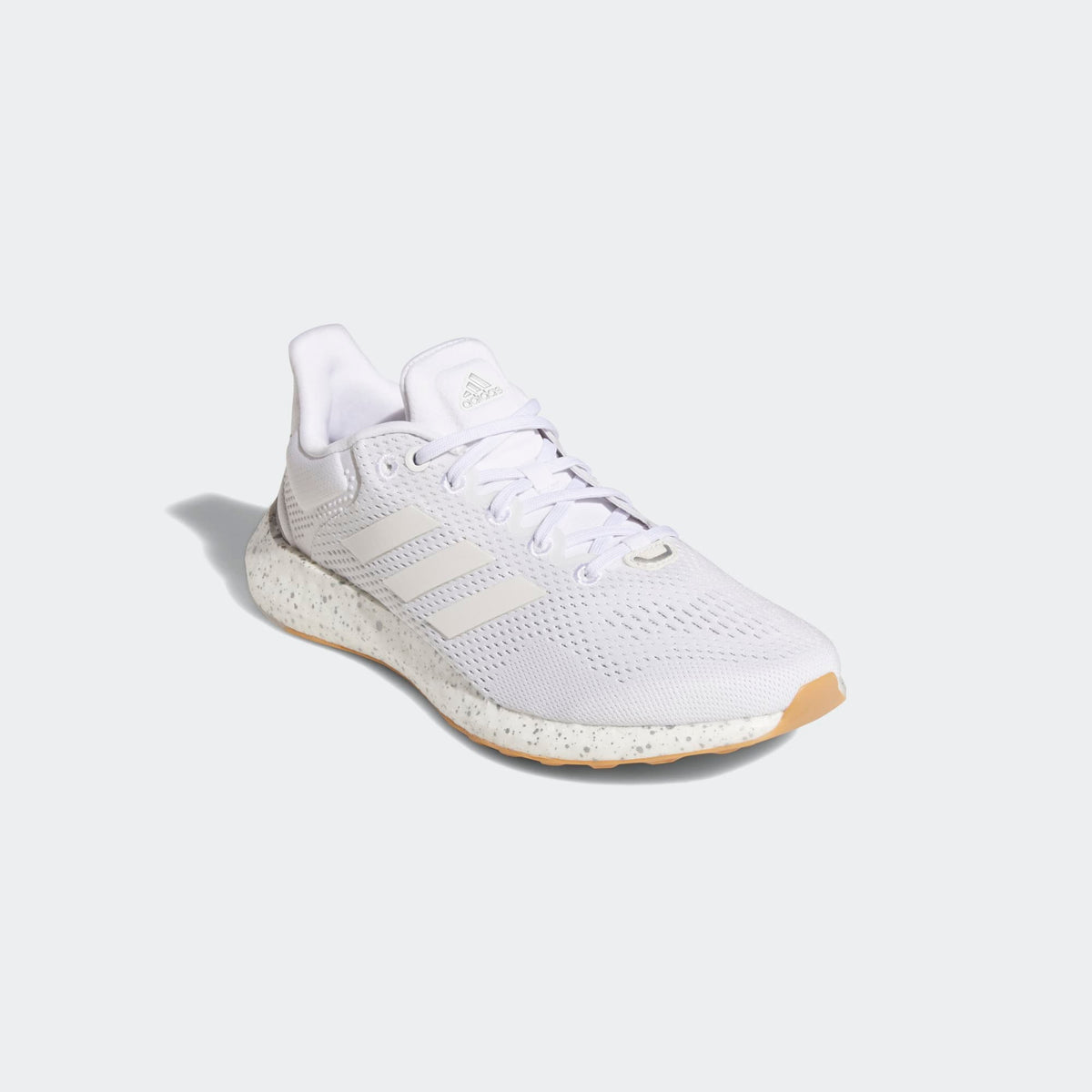 adidas PureBoost 21 White/White/Silver Size 7.5