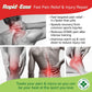 Rapid-Ease Pain Relief Cream - For Sprain, Strains, Muscle 7 Joint Pain - Menthol, Arnica & Comfrey Leaf