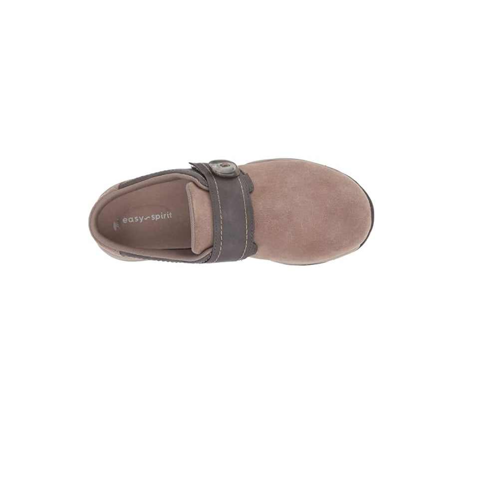 Easy Spirit Women's Strap Equip Suede Mule Taupe Size 8 M