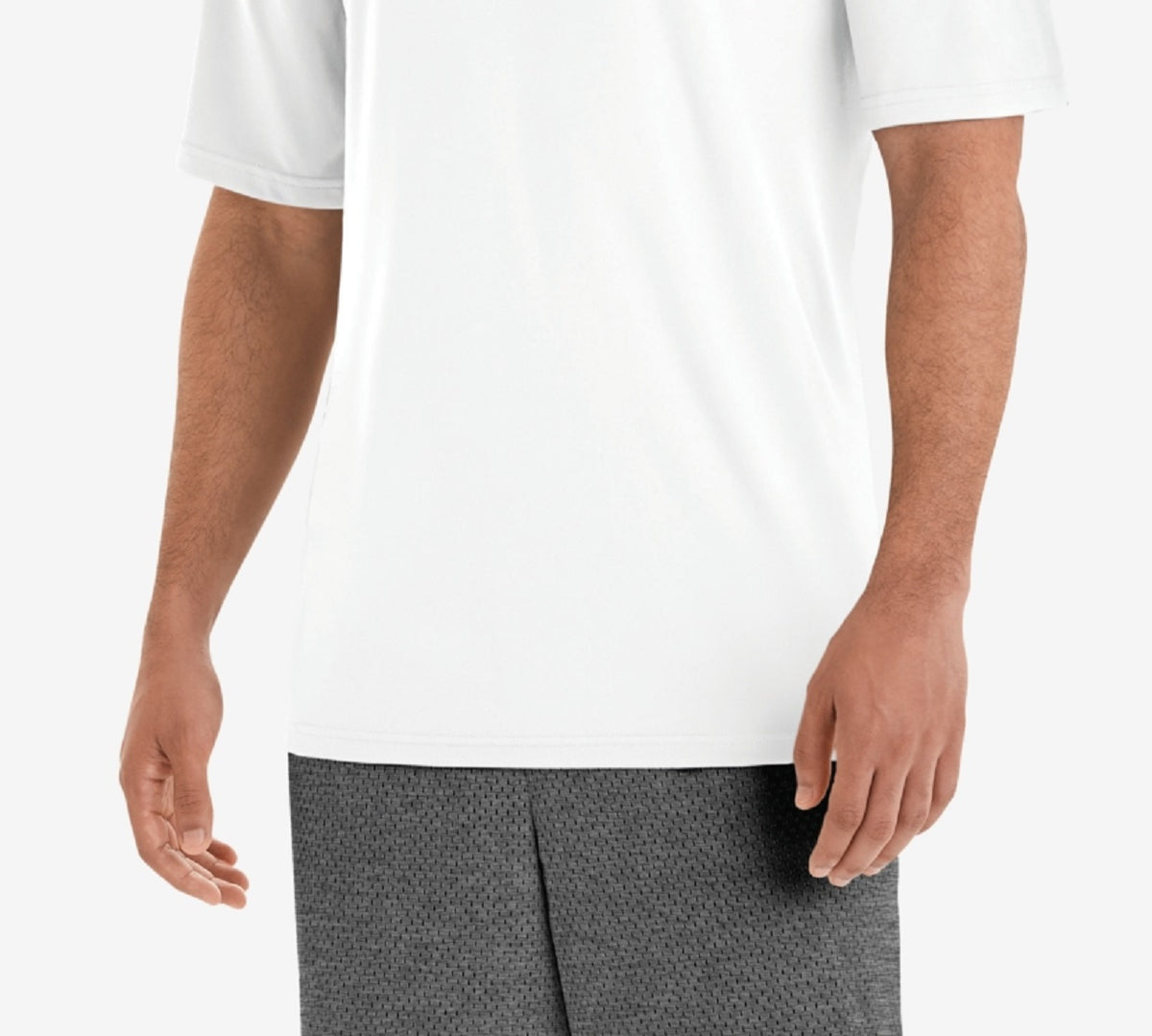 Champion Men's Double Dry T Shirt White Size X-Large