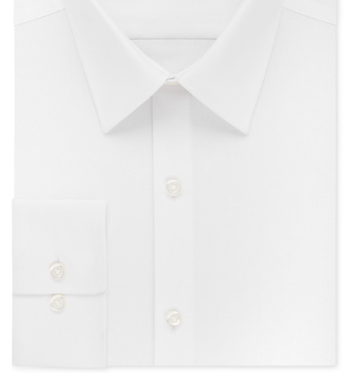 Van Heusen Men's Slim Fit Flex Collar Stretch Solid Dress Shirt White Size 16X34X35