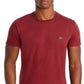 Lacoste Men's Crewneck Pima Cotton Tee Red Size 6