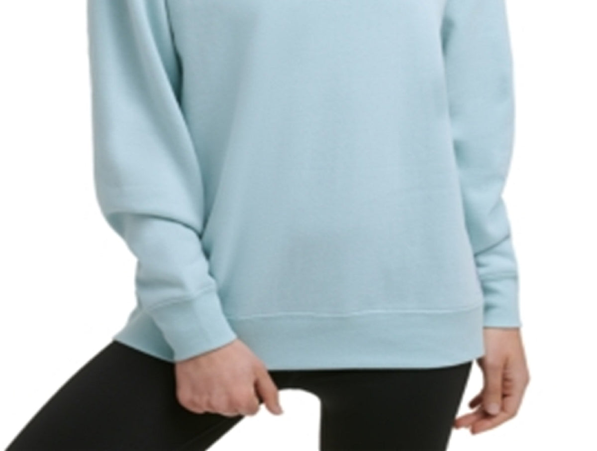 Calvin Klein Women's Fleece Sweatshirt Blue Size X-Large