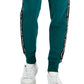 Michael Kors Men's Slim Fit Logo Tape Joggers Green Size Medium