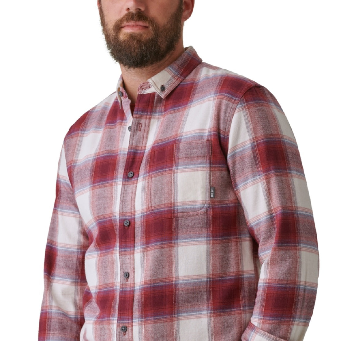 Bass Outdoor Men's Expedition Stretch Flannel Shirt Purple Size XX-Large