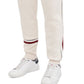 Tommy Hilfiger Men's New Global Stripe Jogger Sweatpants Brown Size X-Large