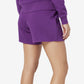 Fila Women's Diara High Rise Fleece Shorts Purple Size Medium