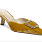 Sam Edelman Women's Brit Jewel Mule Yellow Size 6.5 M