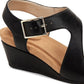 Giani Bernini Women's Belinaa Open Toe Casual Slingback Sandals Black Size 7.5 M