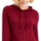 Ideology Women's Mushy Knit Hoodie Red Size Small