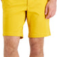 Club Room Men's Regular Fit Way Stretch Shorts Yellow Size 38