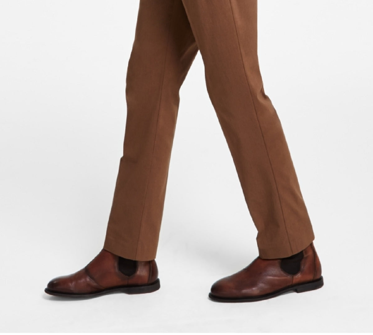 Tommy Hilfiger Men's Modern Fit Th Flex Stretch Comfort Solid Performance Pants Brown Size 32X34