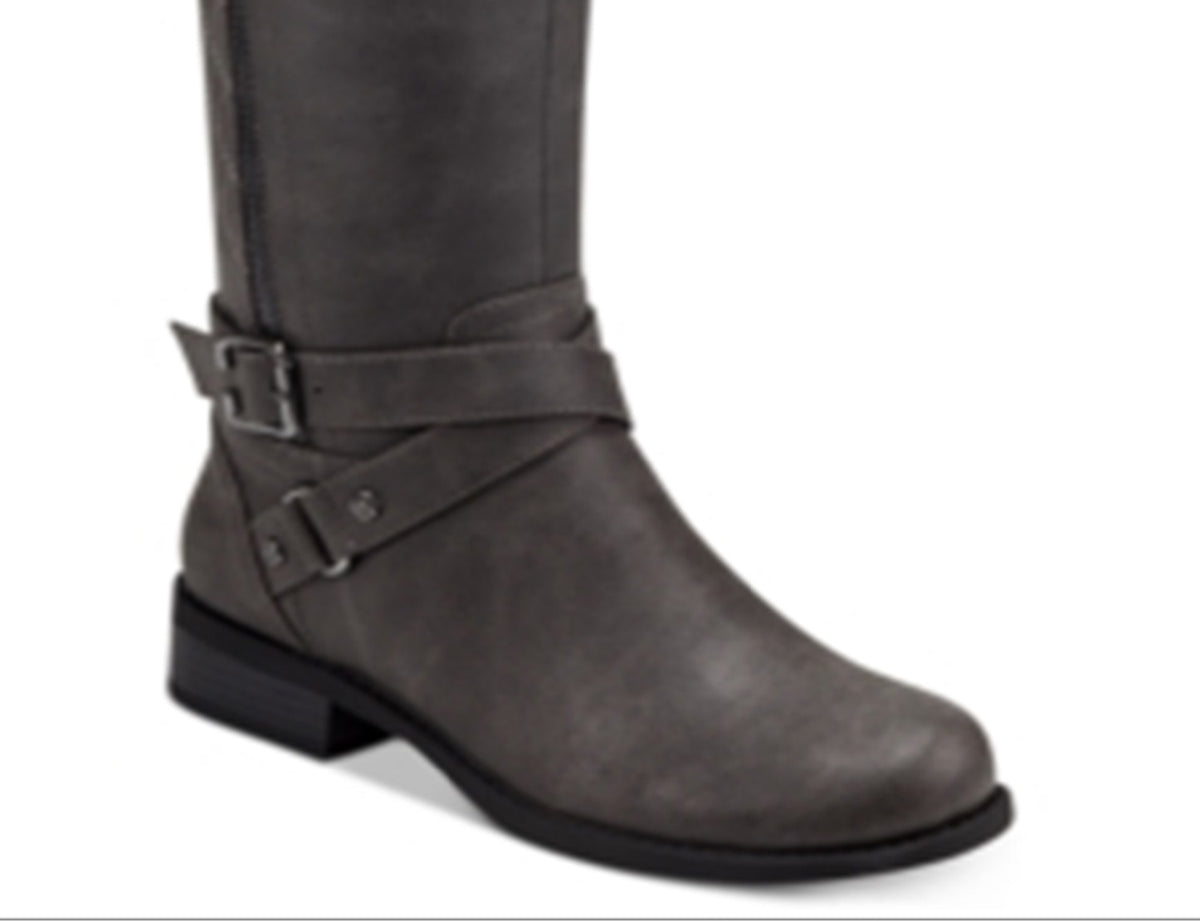 Gbg Los Angeles Women's Haydin Riding Boots Gray Size 6 M