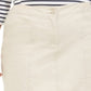 Karen Scott Women's Plus Knit Waistband High Rise Skort Beige Size 20W