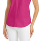 Charter Club Women's Cotton Pique Sleeveless Shirt Pink Size 18