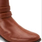 NOSTOCK Charter Club Women's Jaimee Closed Toe Ankle Fashion Boots Brown Size 8.5
