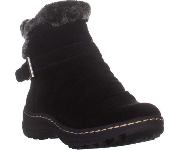 Bare Traps Women's Arlow Leather Closed Toe Ankle Cold Black Size 10 M