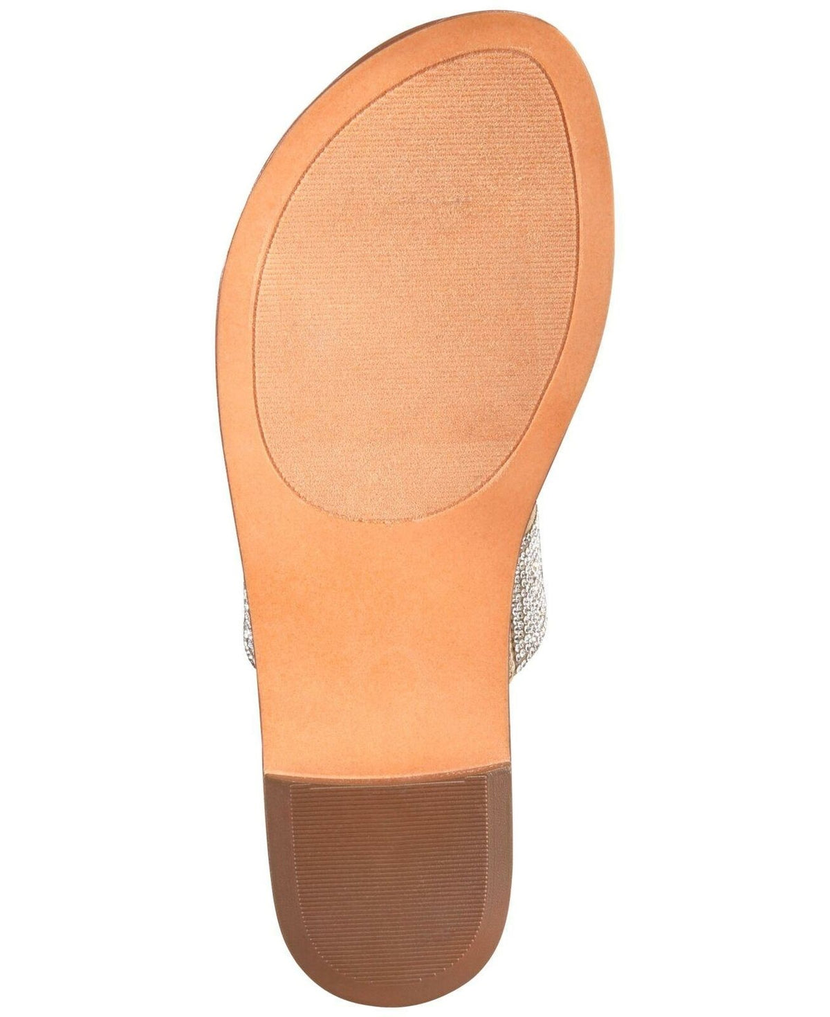 Material Girl Women's GINNIE Open Toe Slide Flats Grey Size 9 M