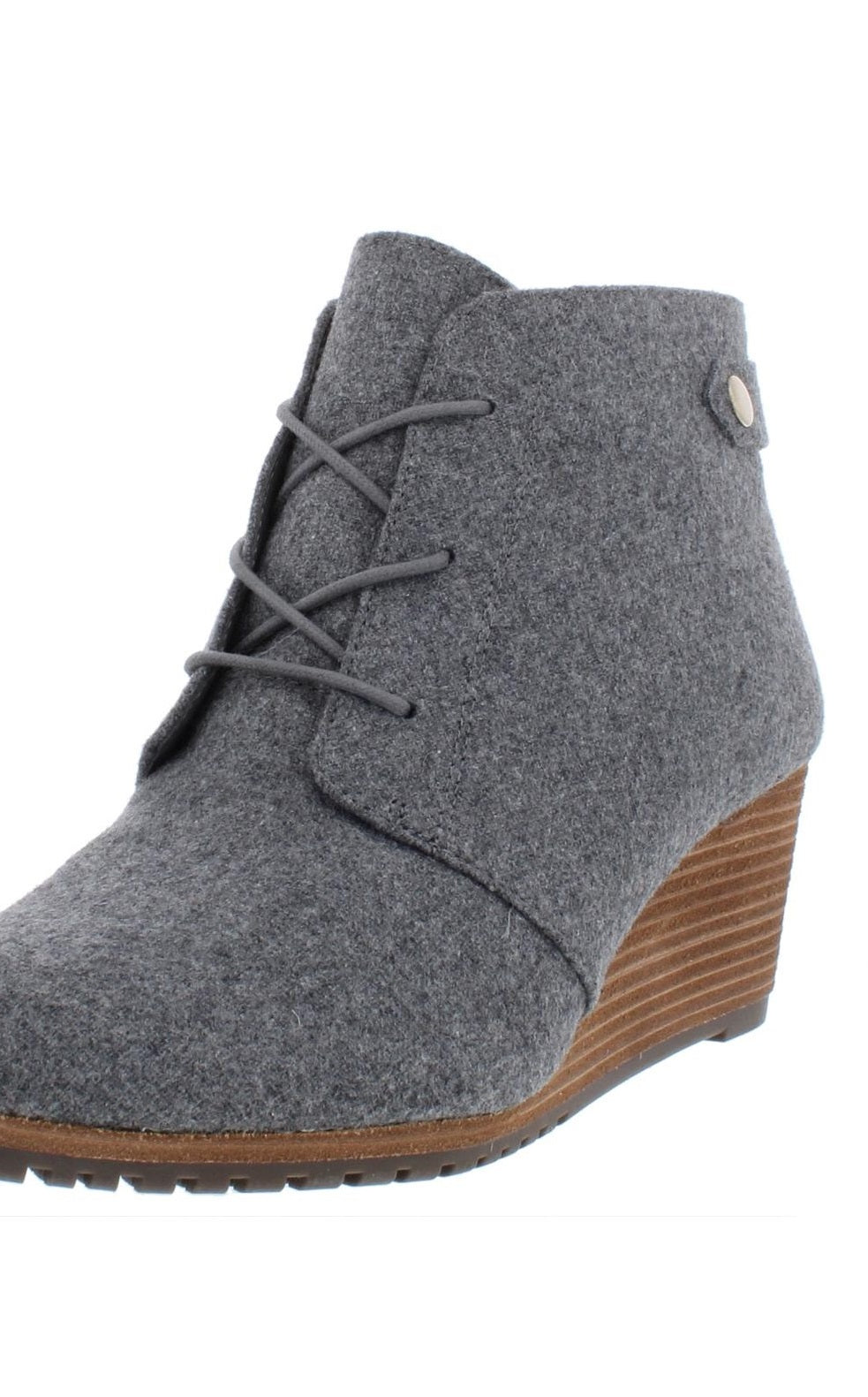 Dr. Scholl's Womens Conquer Wedge Bootie Gray Size 9 M
