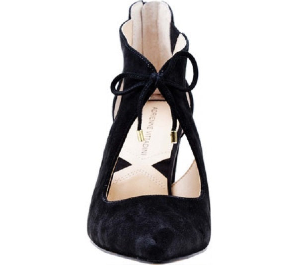 Adrienne Vittadini Women's Nigel Cut Out Pump Black Size 6.5 M